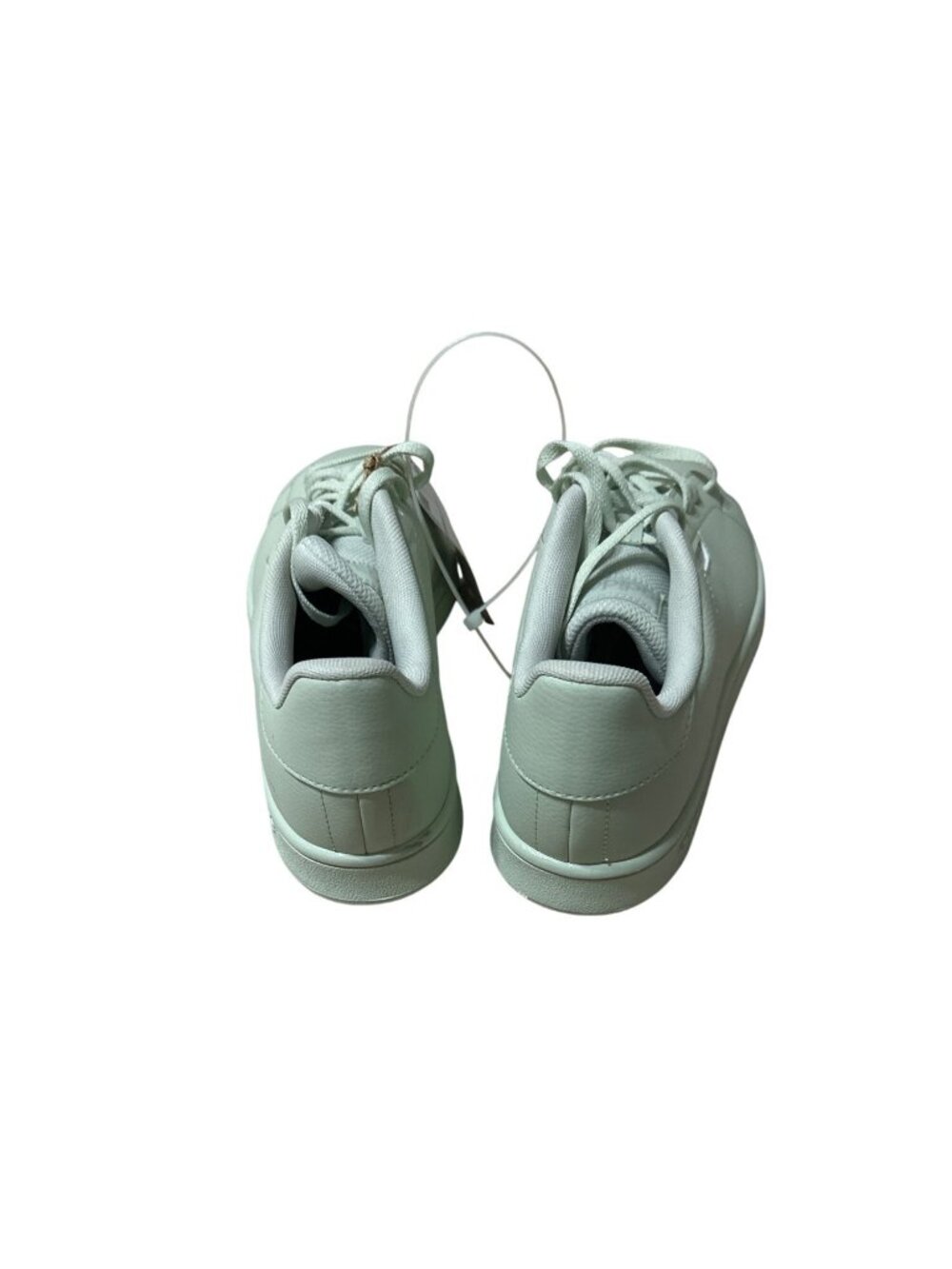 Adidas Size 8.5 Casual Advantage Lace Up Low Top Sneaker Shoes Mint Green - Picture 7 of 11